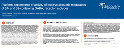 Poster: Positive allosteric modulators of GABA<sub>A</sub>