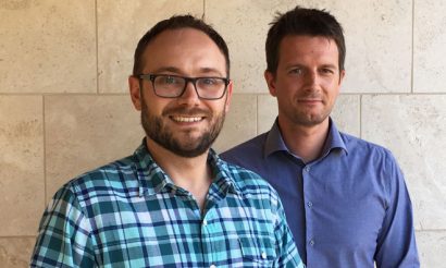 Research Associate Nathan Grubaugh (left) and Assistant Professor Kristian G. Andersen led the work at The Scripps Research Institute. 