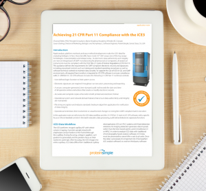 Achieving 21 CFR Part 11 Compliance with the iCE3