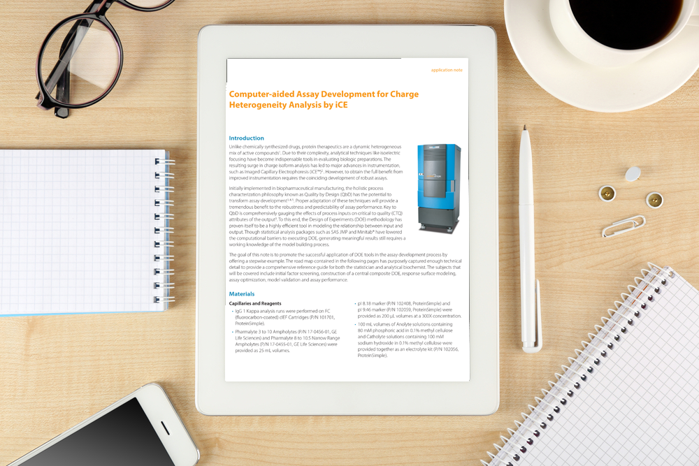 App Note- Computer-aided Assay Development for Charge Heterogeneity Analysis by iCE