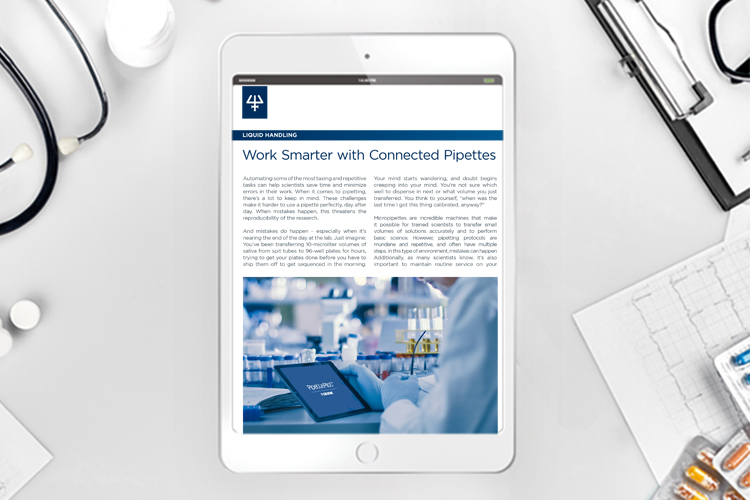 Article: Work smarter with connected pipettes
