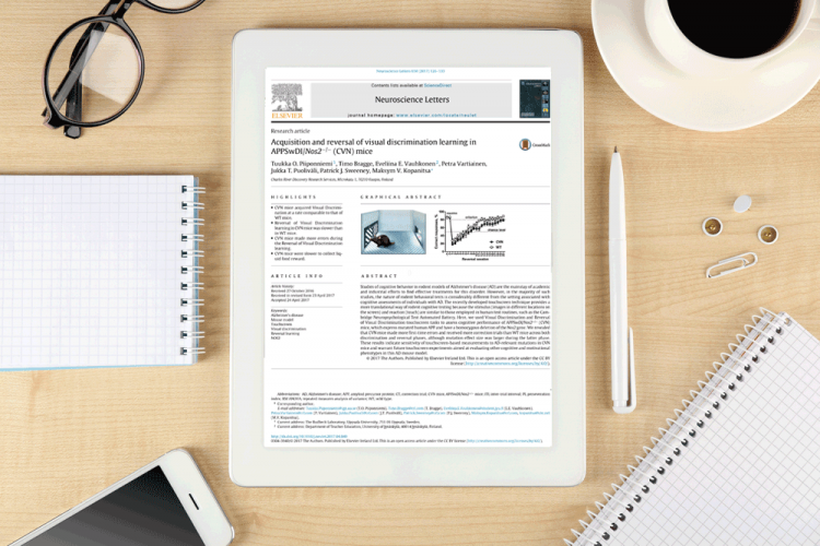 Paper: Acquisition and reversal of visual learning in CVN mice