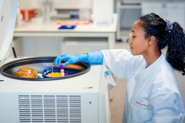 centrifuging stool