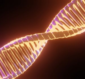 Image showing 3D render of DNA