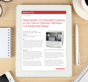 Determination of Antioxidant Capacity on the Thermo Scientific Varioskan LUX Multimode Reader