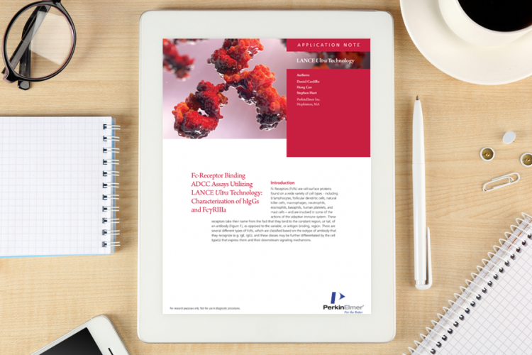 Application note: Fc-Receptor binding in ADCC assays utilising LANCE Ultra Technology – characterisation of hIGs and FcγRIIIa