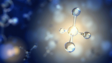 computer generated image of a molecule