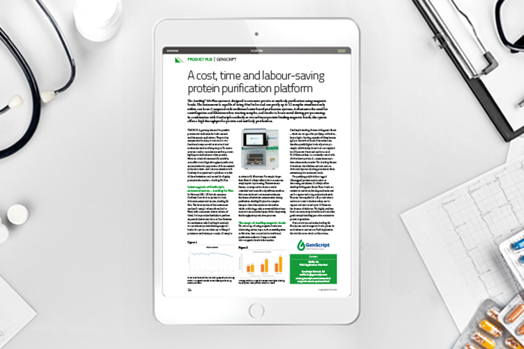 A cost, time and labour-saving protein purification platform