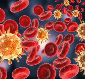 HIV in the blood