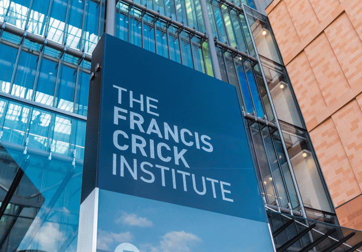The Francis Crick Institute sign