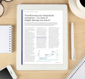 Transforming your bioanalysis operations – is a lack of insight slowing you down?