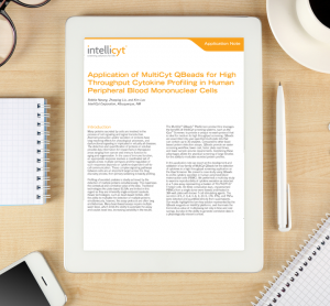 Application note: Application of MultiCyt QBeads for high throughput cytokine profiling in human peripheral blood mononuclear cells