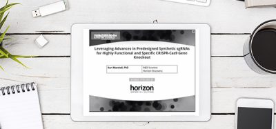 Leveraging advances in predesigned synthetic sgRNA