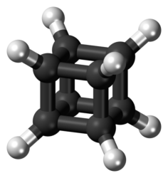 The cubane molecule before UQ researchers added nitrogen, transforming it into 1-Azahomocubane.
