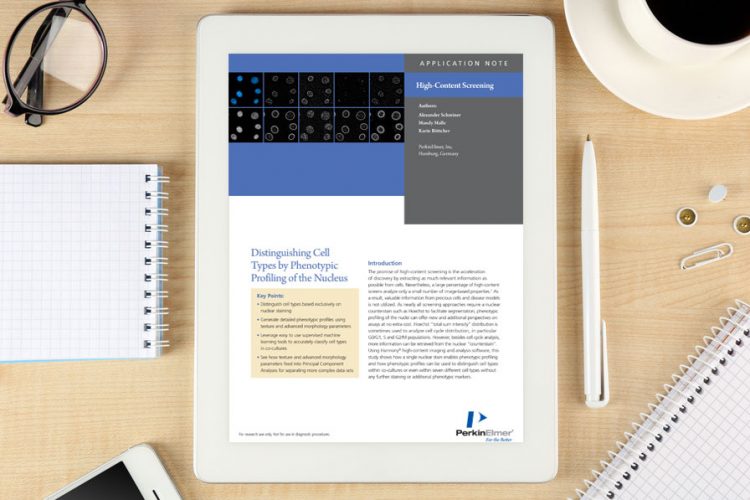 App note: Distinguishing cell types by phenotypic profiling