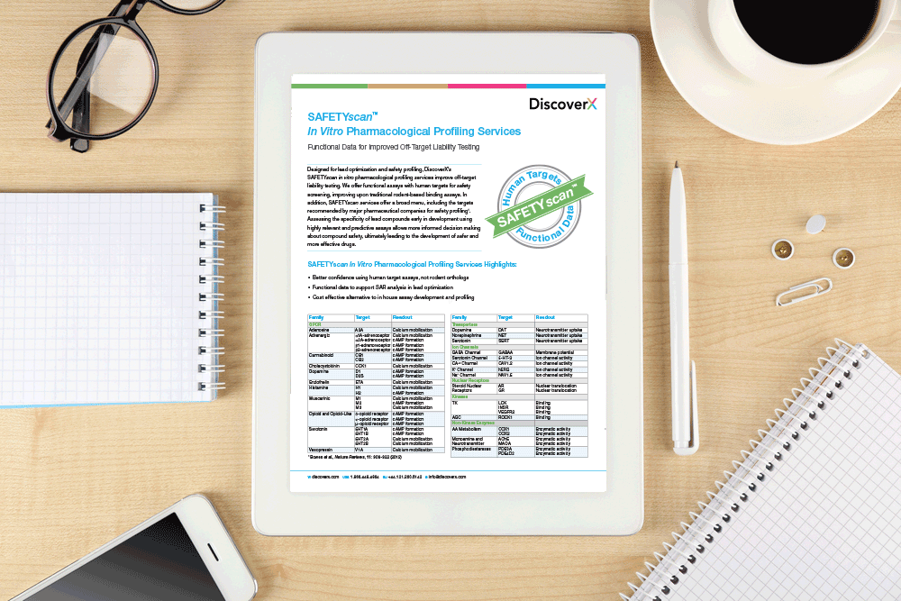 DiscoverX SAFETYscan™ In Vitro Pharmacological Profiling Services