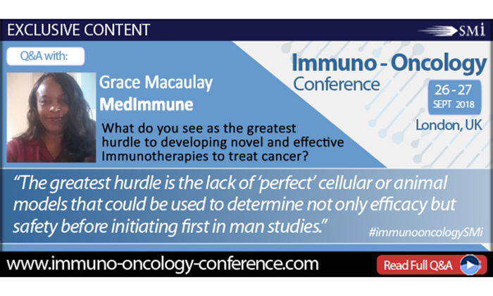 MedImmune Expert Speaker Interview released in run up to Immuno-Oncology Conference
