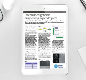Application note: Streamlined genome engineering in picodroplets