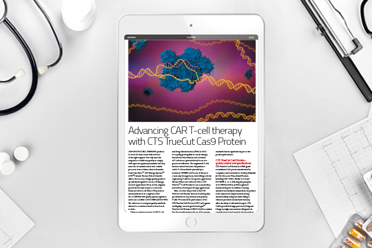 Application note: Advancing CAR T-cell therapy with CTS TrueCut Cas9 Protein