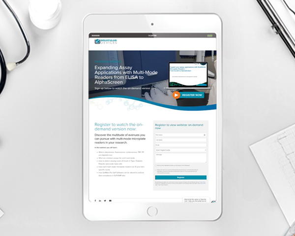 Webinar Expanding assay applications with multi-mode readers from ELISA to AlphaScreen