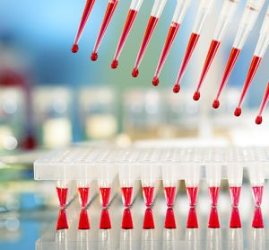 Tools for PCR amplification of DNA: 96-well plate and automatic pipette