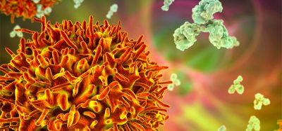 B-cell and antibodies, 3D illustration. Principles of immunity
