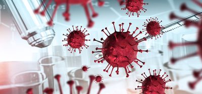 Coronavirus COVID-19 medical test vaccine research and development concept. Scientist in laboratory study and analyze scientific sample of Coronavirus antibody to produce drug treatment for COVID-19.