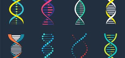 DNA, genetic sign, elements and icons collection. Pictogram of DNA Symbol Isolated. Dna vector.