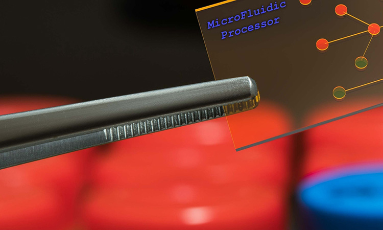 Image showing microfluidic processor