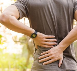 Man with back pain