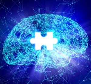 Brain with Alzheimer's