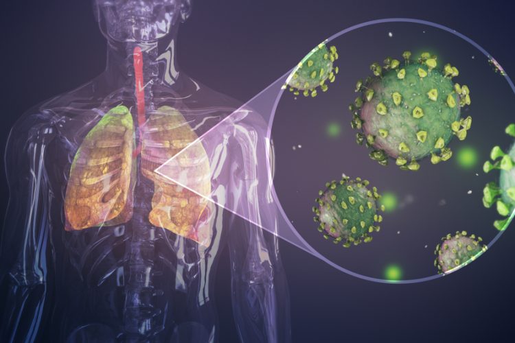 COVID-19 in lungs