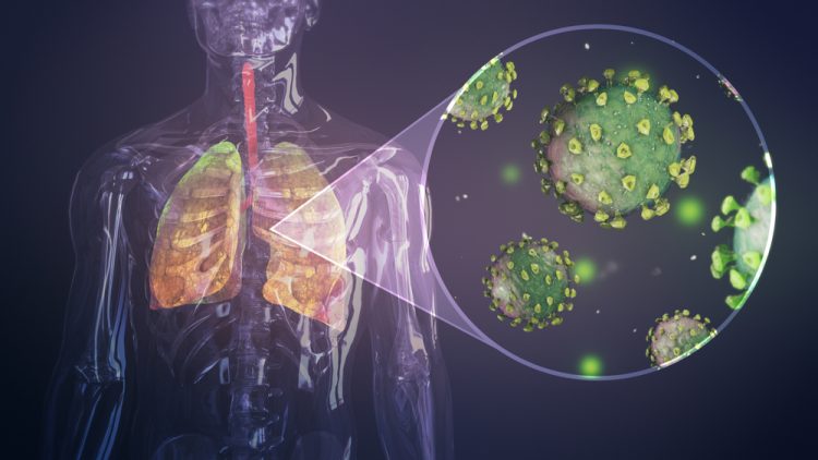 COVID-19 in lungs