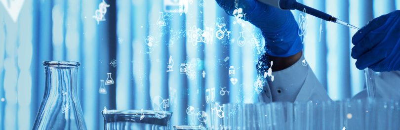 Science technology concept. Research and Development. Drug discovery.
