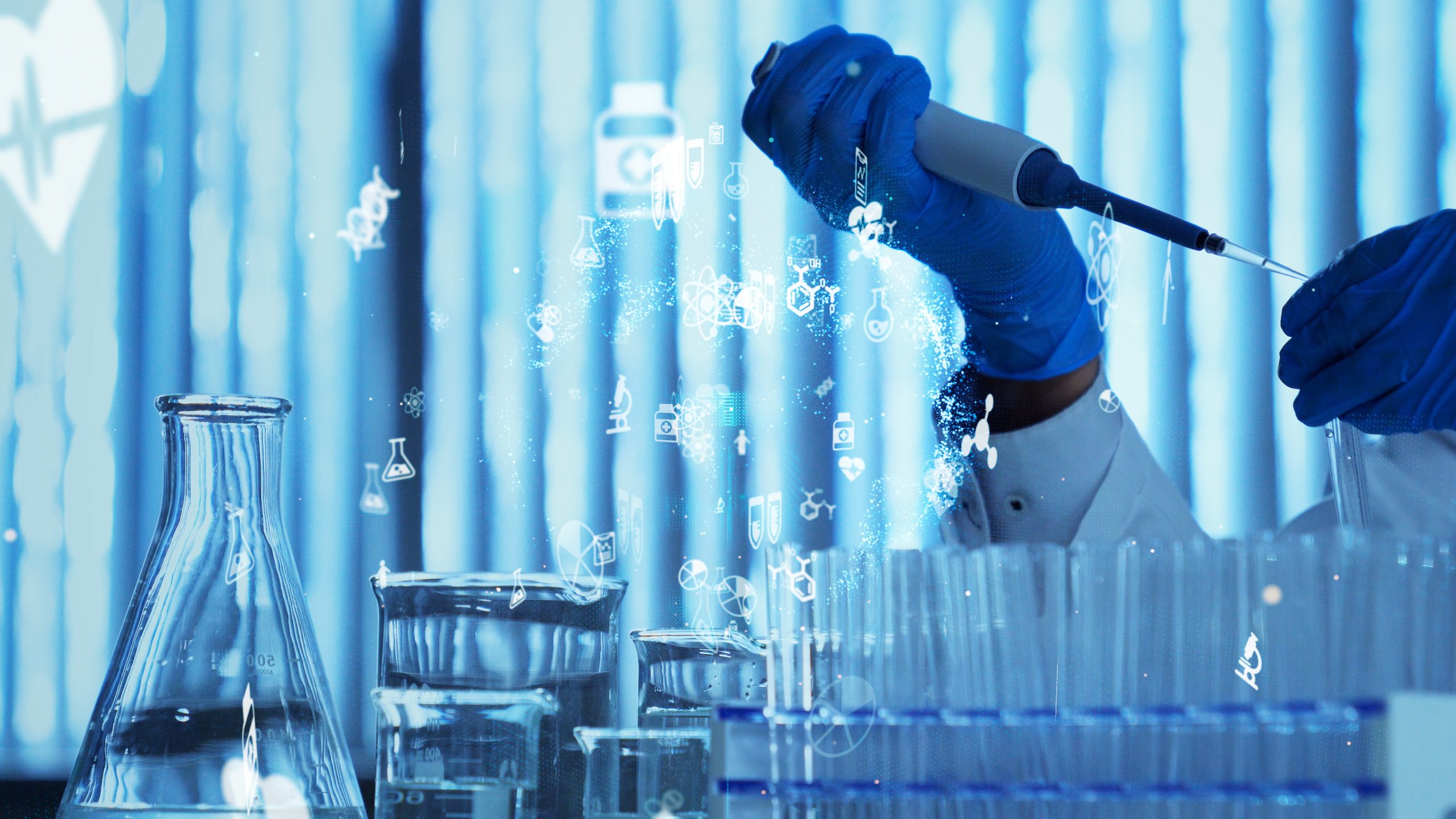 Science technology concept. Research and Development. Drug discovery.