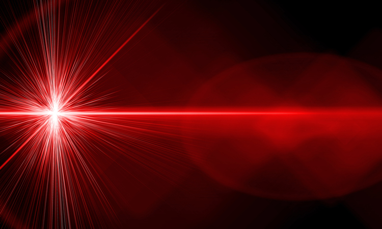 Red laser light