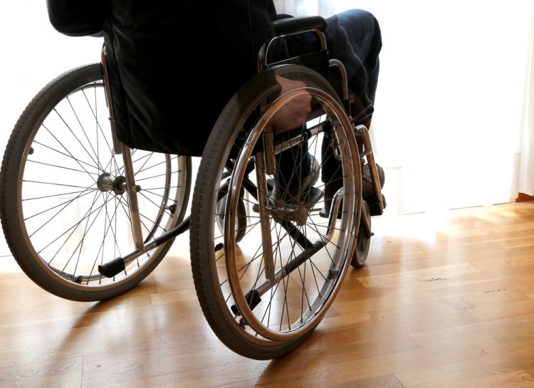 Person in wheelchair