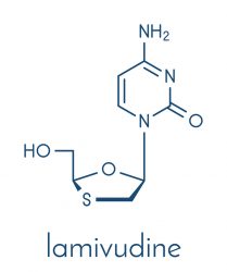 Chemical formula of lamivudine