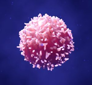3D artist impression of a T cell